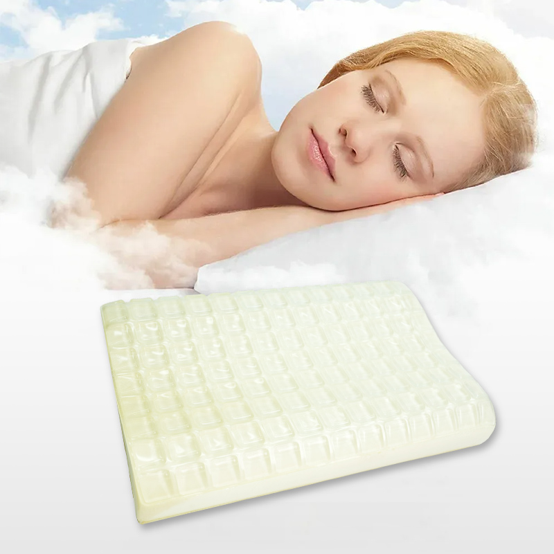Gối gel trắng ngọc trai